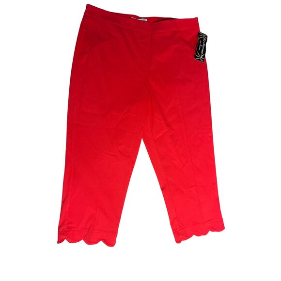 NWT Zac & Rachel The Ultimate Fit High Rise Pant Women Sz 14 Color Hibiscus Pink - Picture 1 of 8